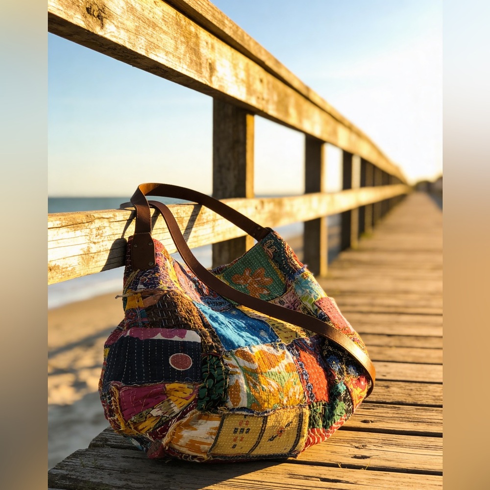 Free People Multicolor Patchwork Shoulder Bag